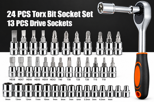 46 Pcs in 1 Box Mechanical Toolkit Wrench Set/Socket