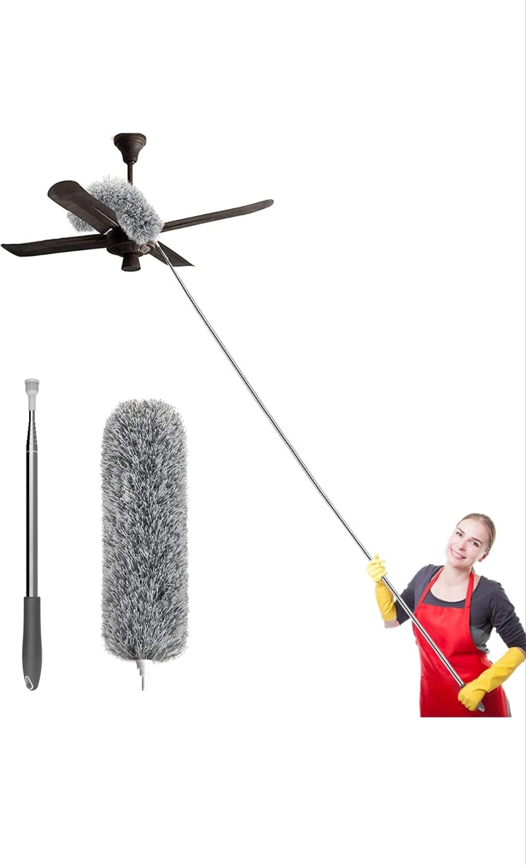 Microfiber Feather Duster Bendable
