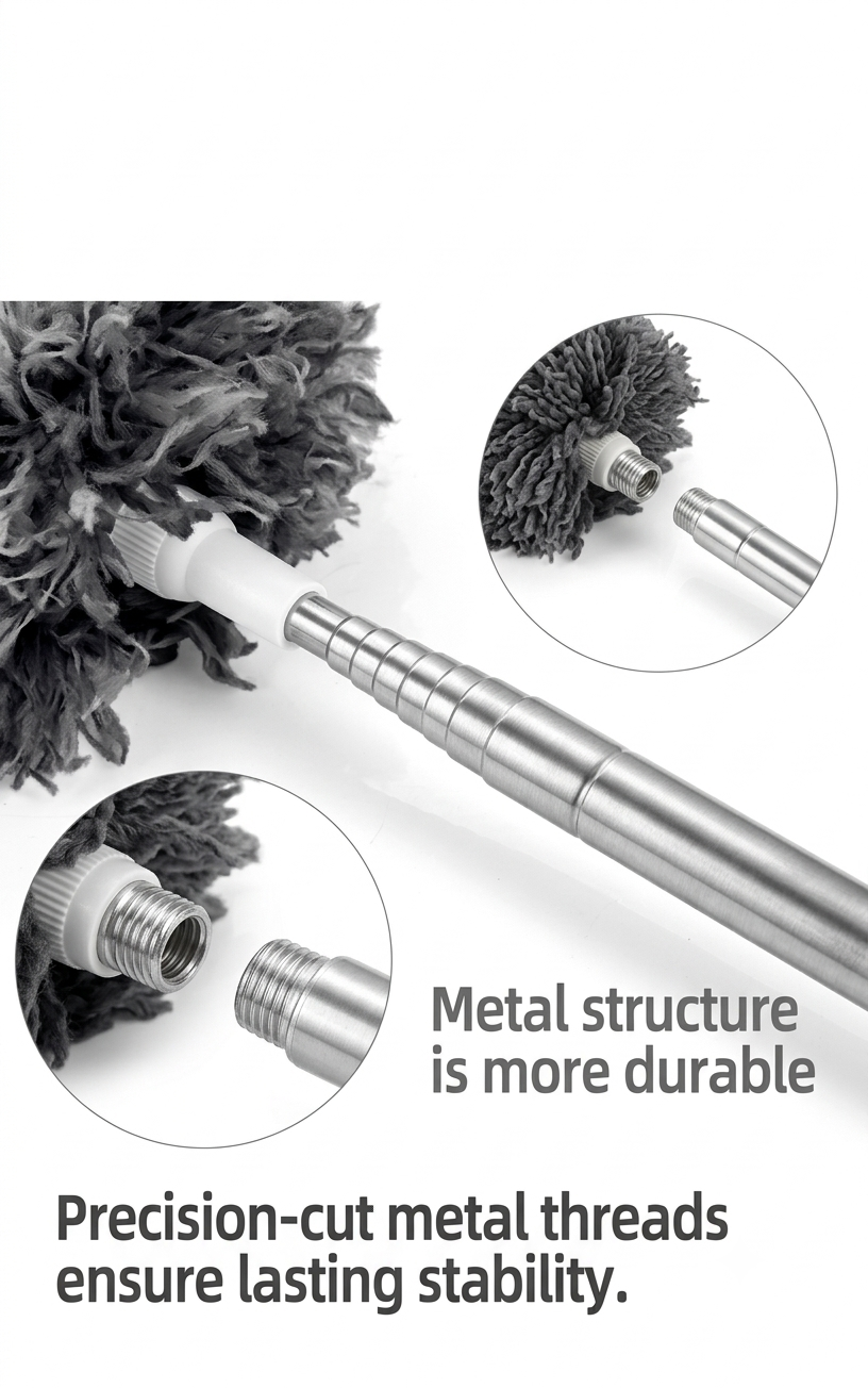Microfiber Feather Duster Bendable