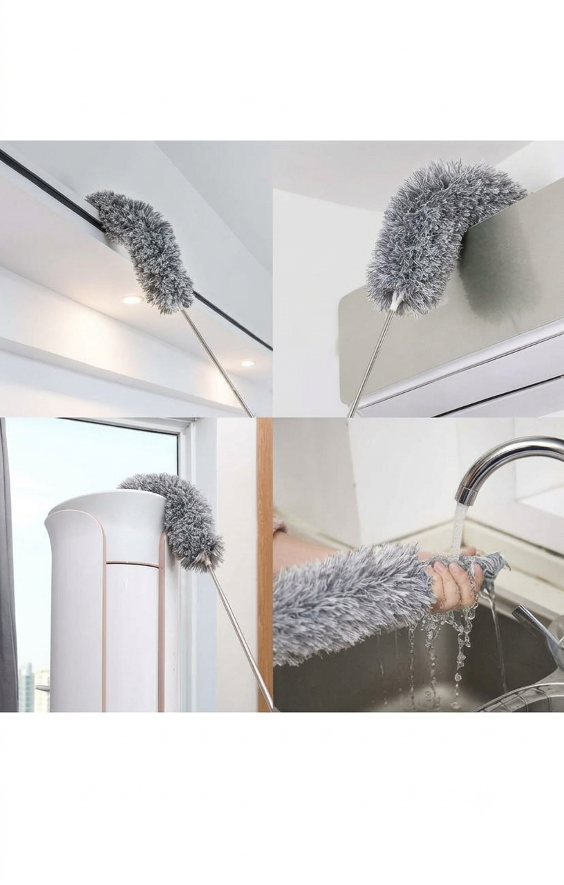 Microfiber Feather Duster Bendable